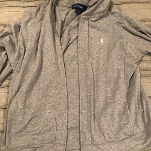 Ralph Lauren knit zip up hoodie
